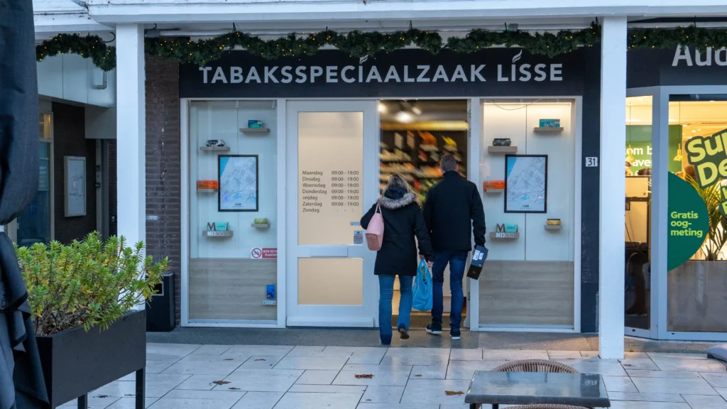 Tabakshoplisse voorkant